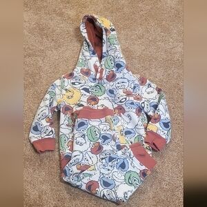 Sesame Street Multicolor Hoodie and Pants Set